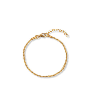 Delicate Rope Bracelet Gold