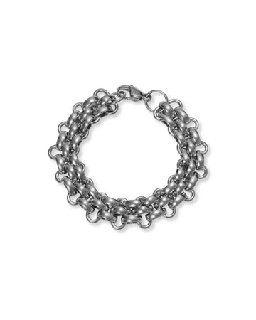 Knit Bracelet Silver
