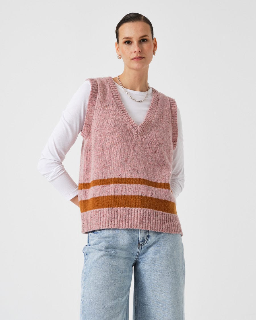 Cassidy Vest Dusty Pink – 69b Boutique