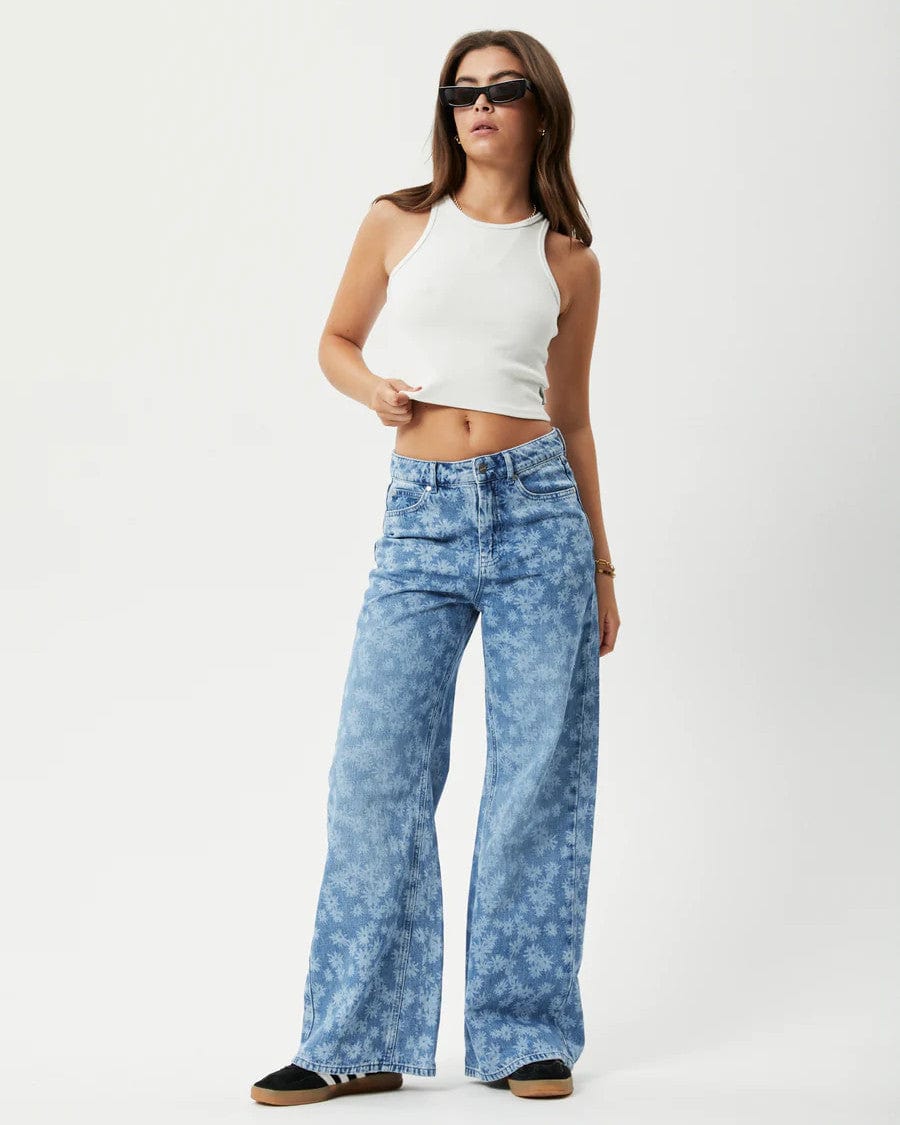 Afends gigi store denim jumpsuit