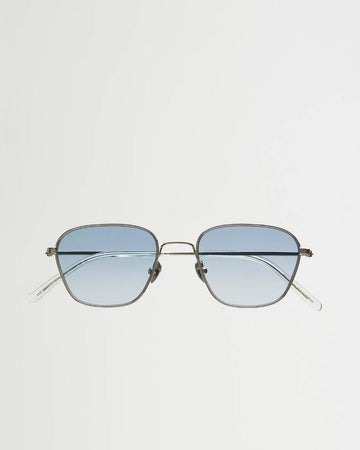 Otis Silver Sunglasses Blue Lens