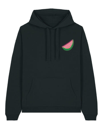 Double Watermelon Black Unisex Hoodie