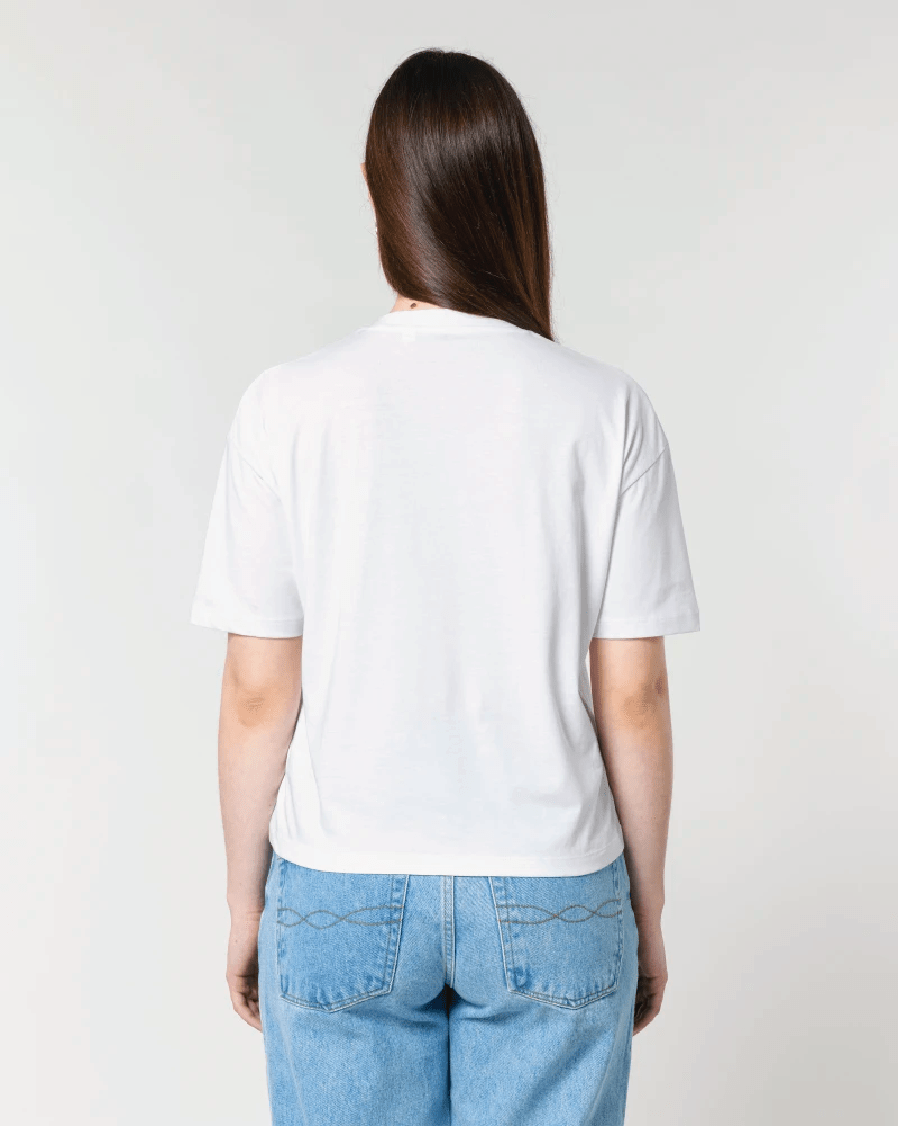 Pride White Cropped T-Shirt