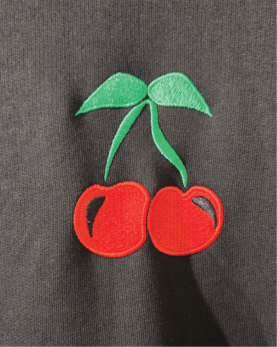 Embroidered Cherry Sweatshirt