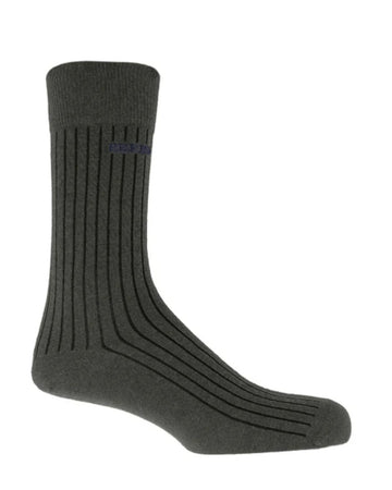 Ribbed Socks Charcoal