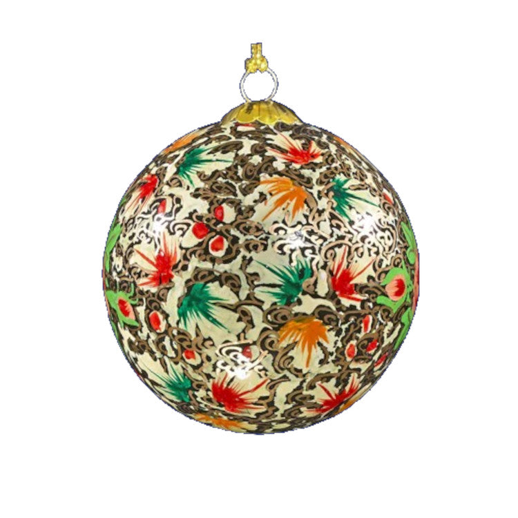 Colourful Leaves Christmas Bauble