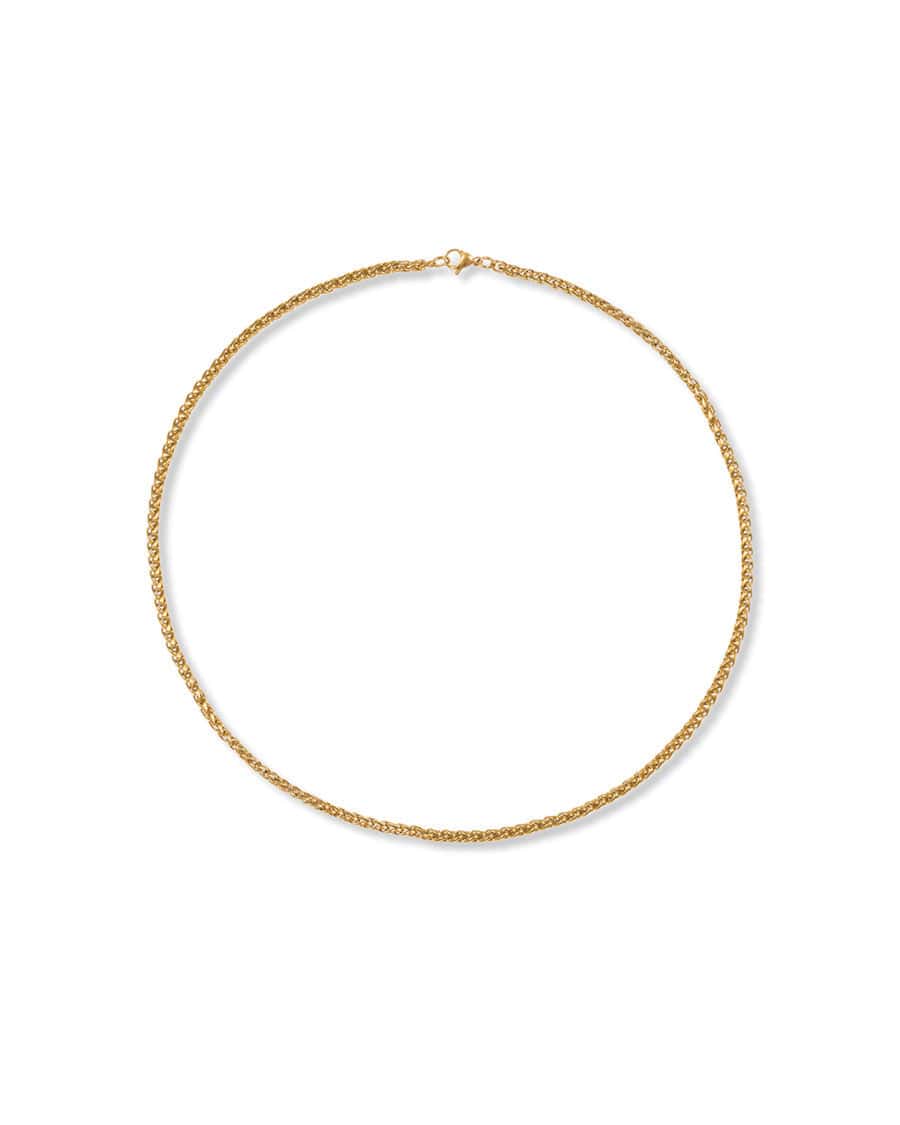 Delicate Weave Necklace Gold