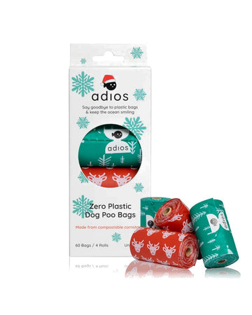 Christmas Compostable Poo Bags