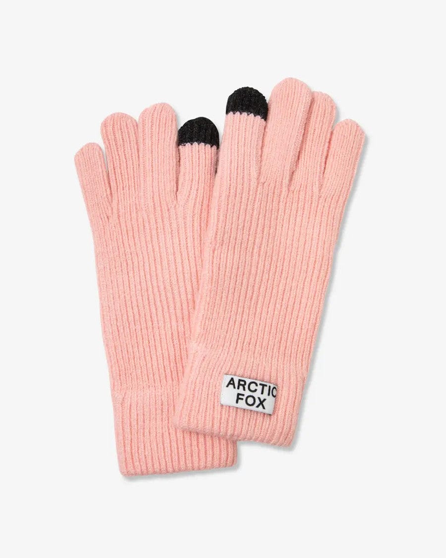 Recycled Bottle Gloves Pastel Pink