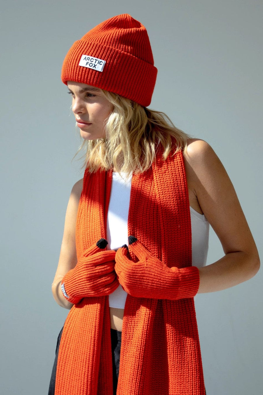Recycled Bottle Gloves Sunkissed Coral