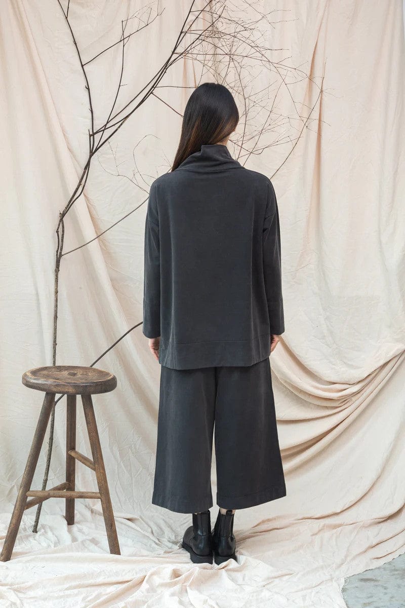 Taya Trousers Washed Black