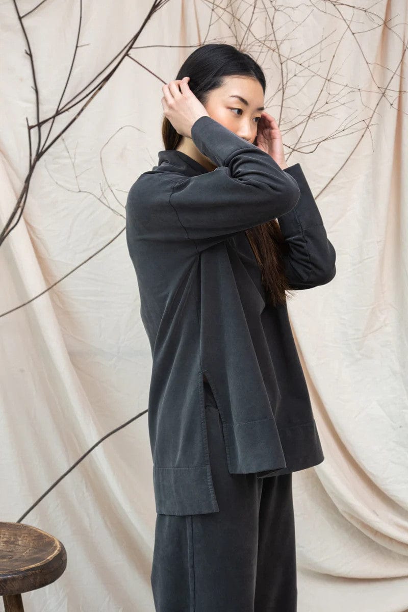 Taya Trousers Washed Black