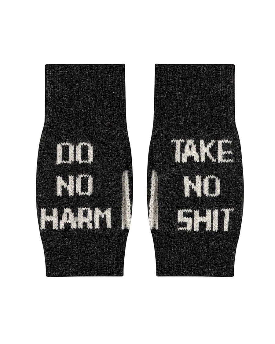 Do No Harm Wristwarmers Black & White