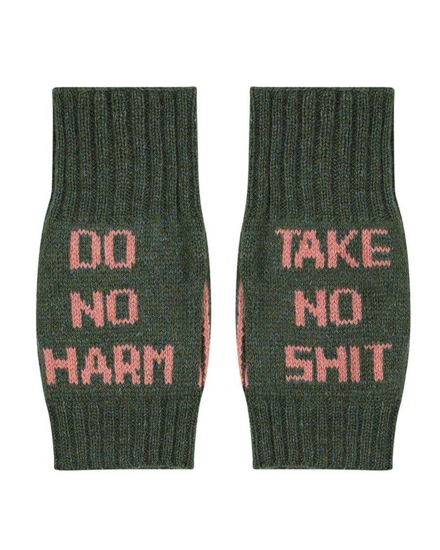 Do No Harm Wristwarmers Moss