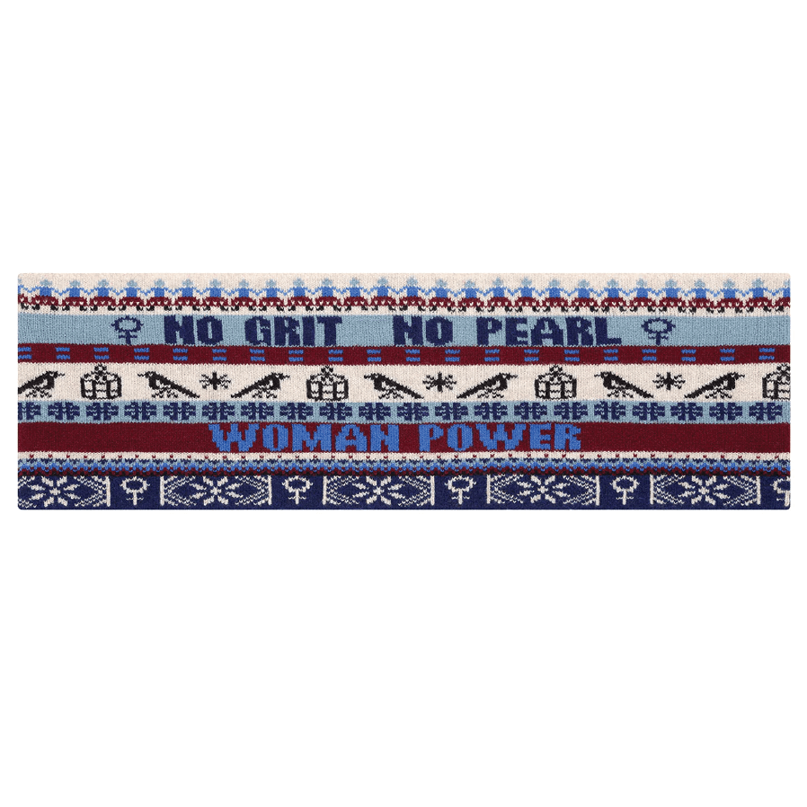 Fairisle Snood / Loop Scarf Klein & Claret