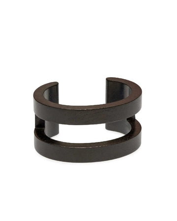 Black Wood Cut Out Cuff