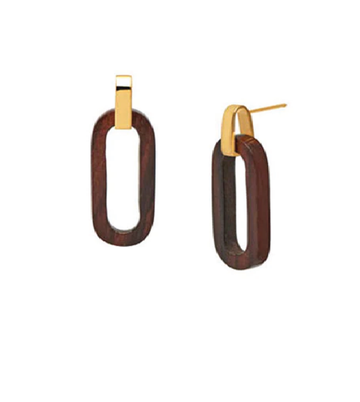 Single Hoop Gold Plated Earrings