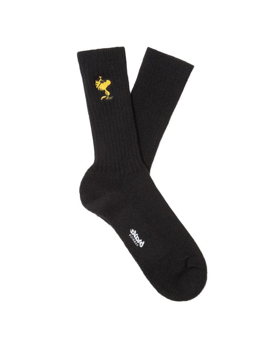 Peanuts Woodstock Socks Black