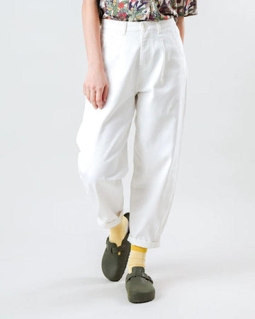 Pegged Trousers Ecru