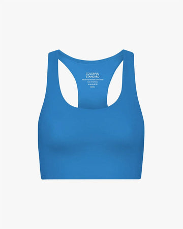 Active Cropped Bra Pacific Blue