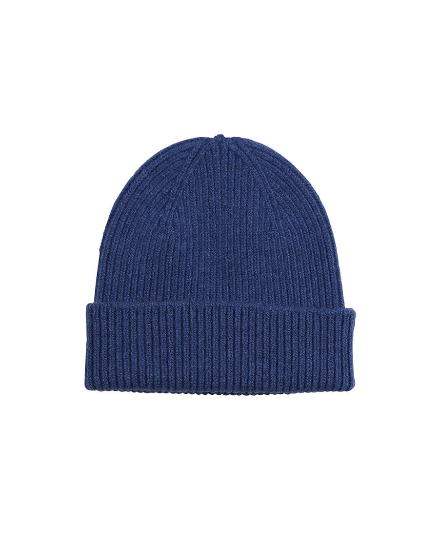 Merino Wool Beanie Royal Blue