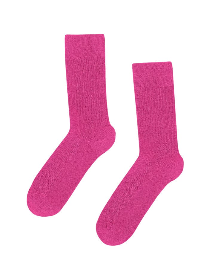 Classic Organic Socks Bubblegum Pink