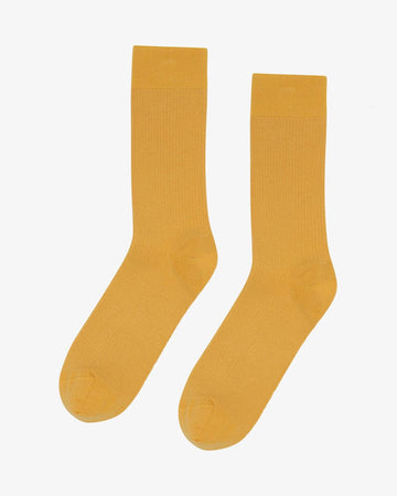 Classic Organic Socks Burned Yellow