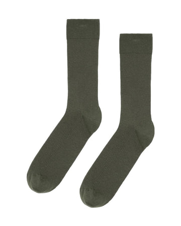 Classic Organic Socks Dusty Olive