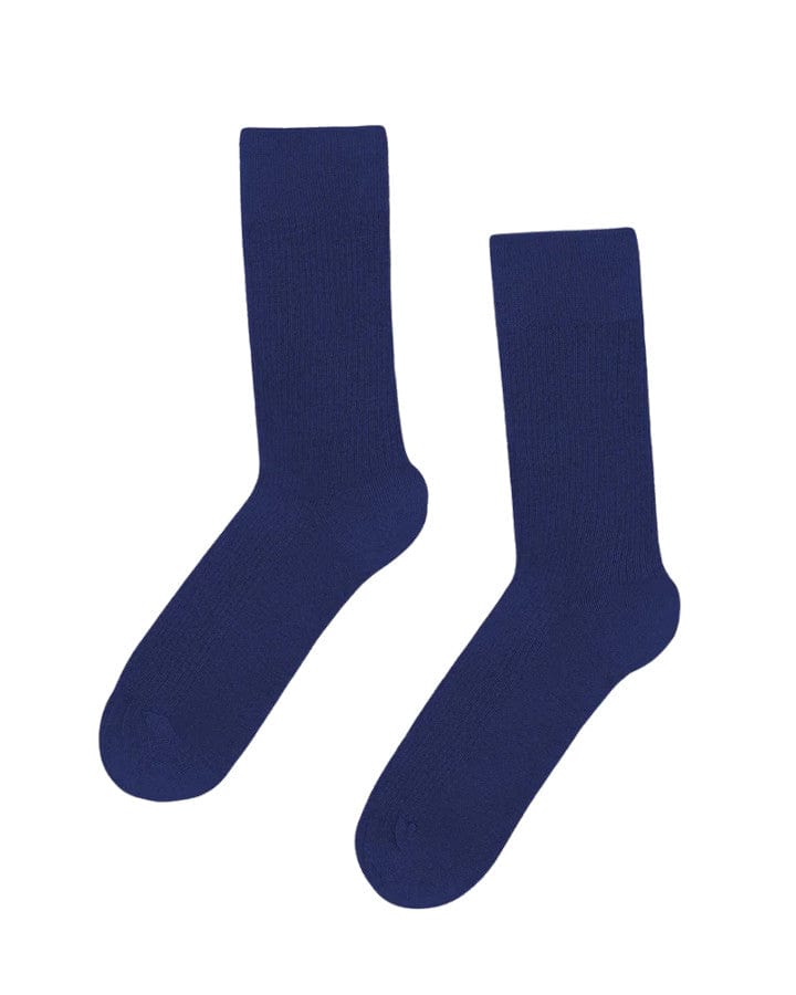 Classic Organic Socks Marine Blue