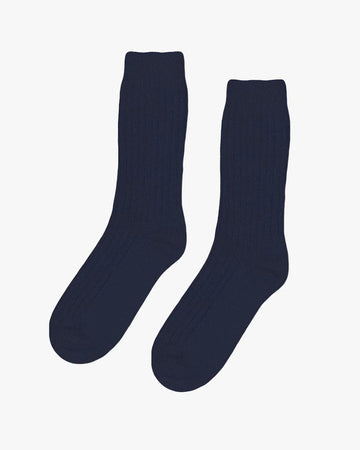 Merino Wool Socks Navy Blue