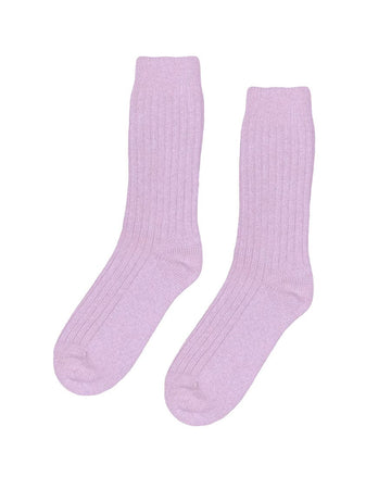 Merino Wool Socks Soft Lavender
