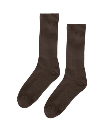 Organic Active Socks Coffee Brown