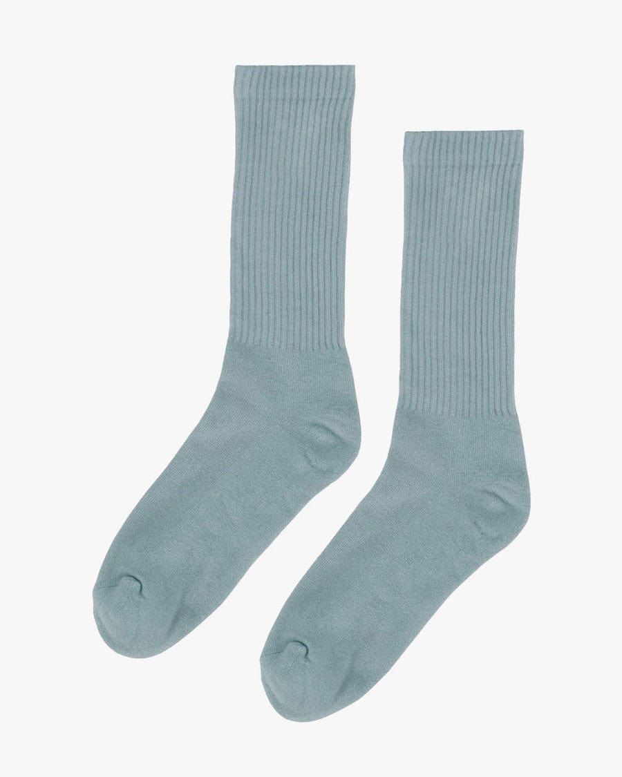 Organic Active Socks Steel Blue