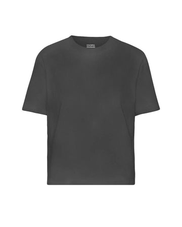 Boxy Crop Tee Faded Black