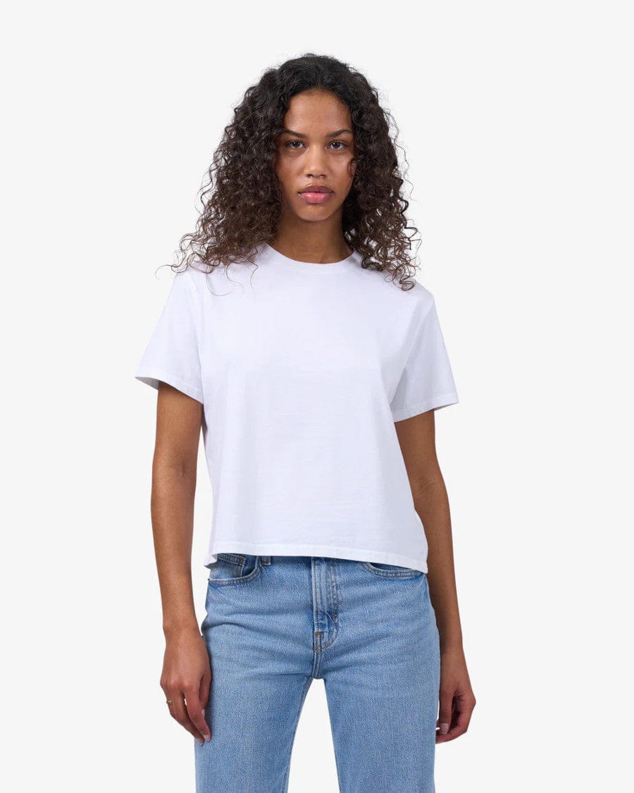 Boxy Crop Tee Faded Black