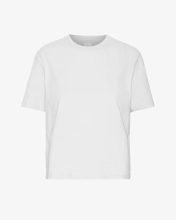 Boxy Crop Tee Optical White