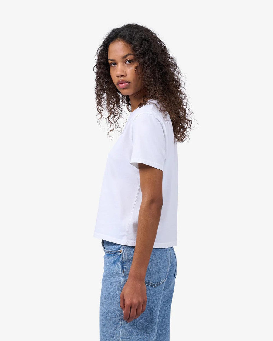 Boxy Crop Tee Heather Grey