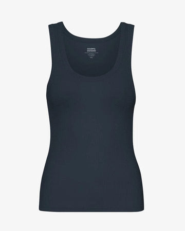 Rib Tank Top Navy