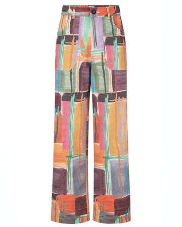 Brushstrokes Lenny Trouser