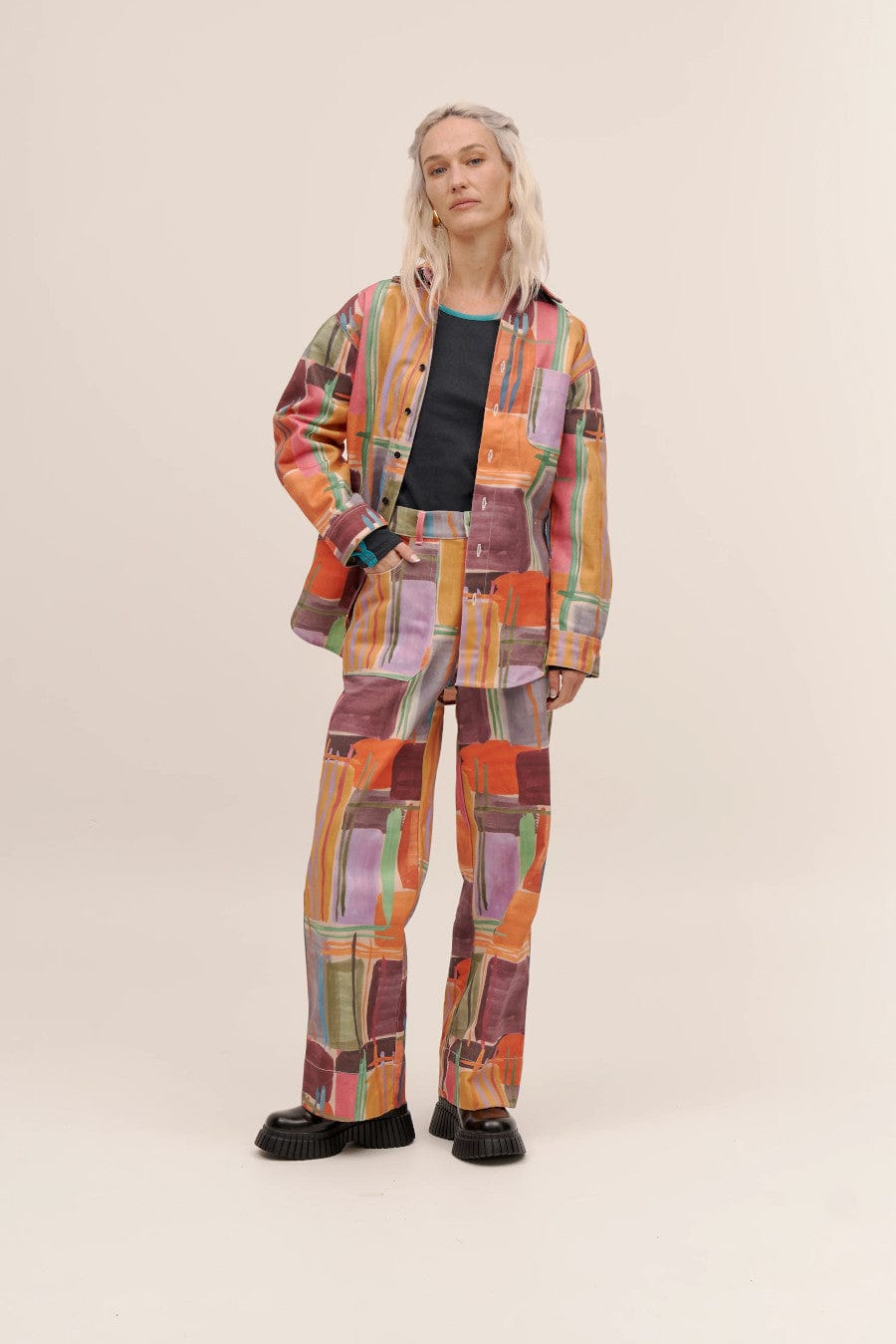 Brushstrokes Lenny Trouser