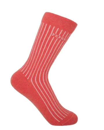 Ribbed Socks Coral