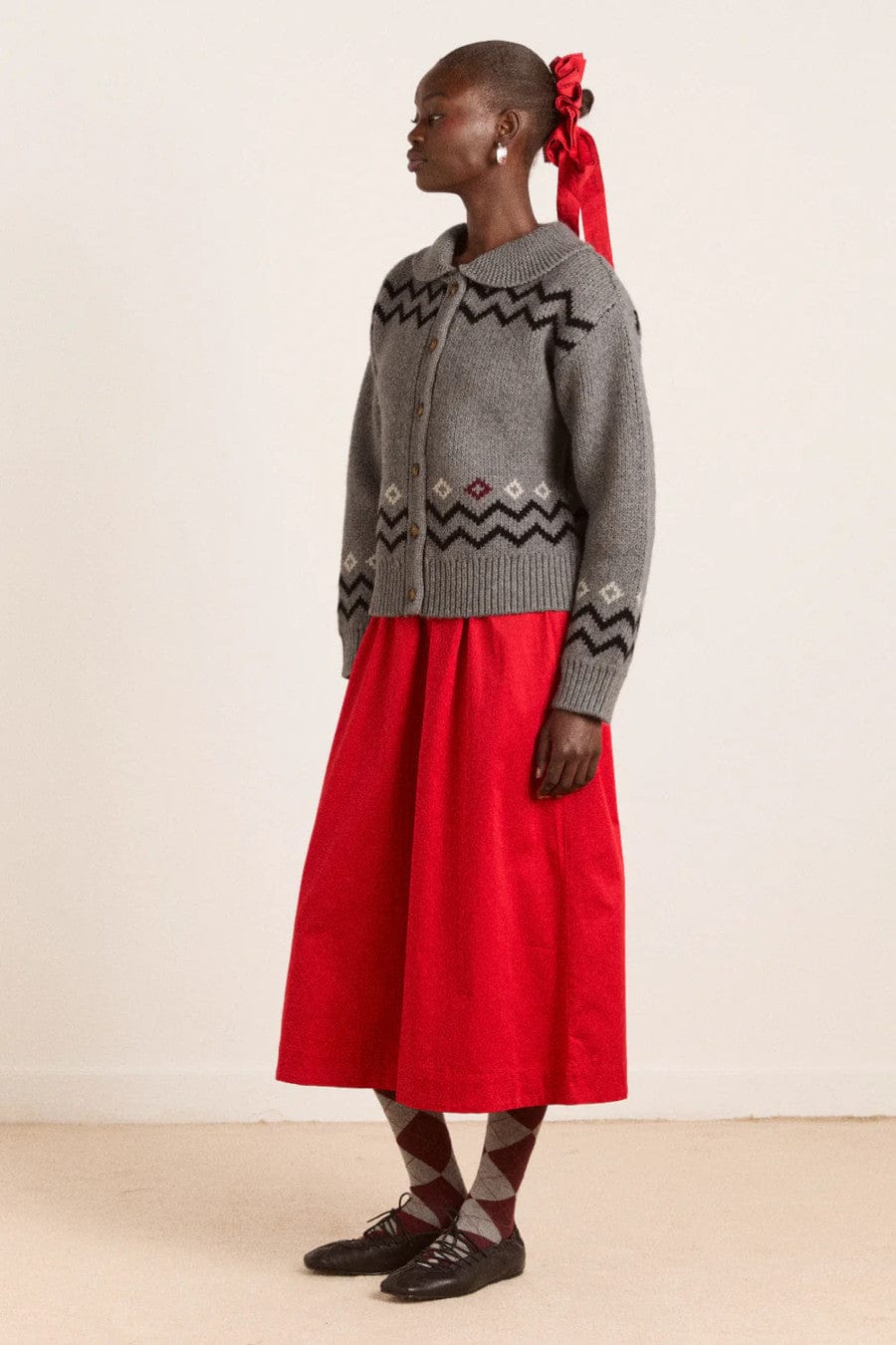 Cecily Collar Cardigan