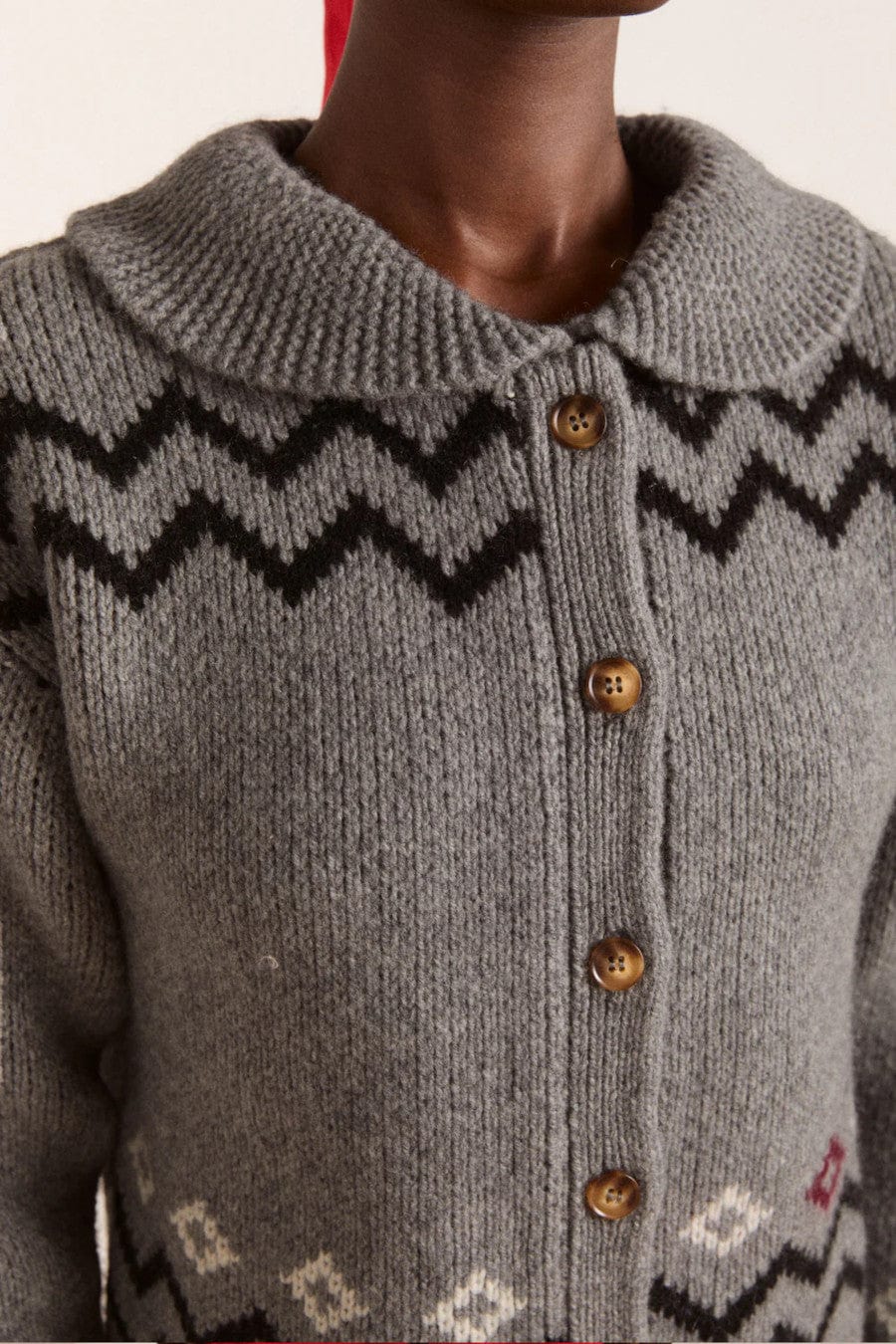 Cecily Collar Cardigan