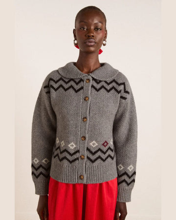 Cecily Collar Cardigan