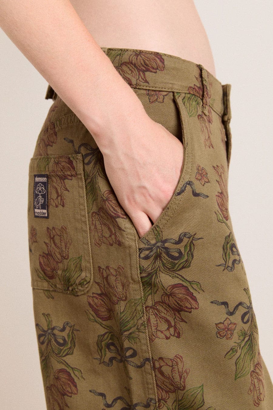 Drew Jeans Overdye Tulip Khaki