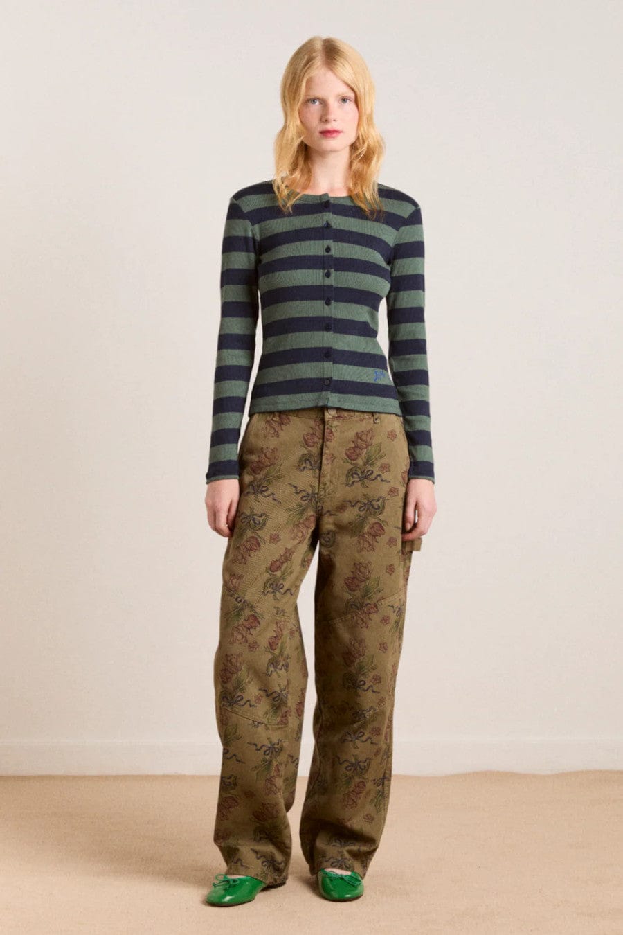 Drew Jeans Overdye Tulip Khaki