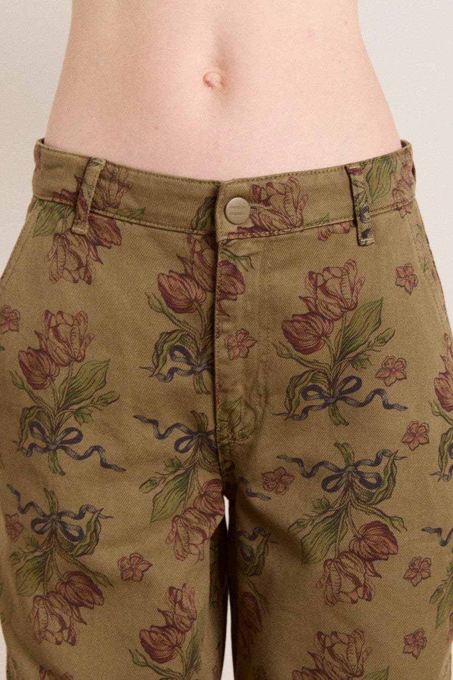 Drew Jeans Overdye Tulip Khaki