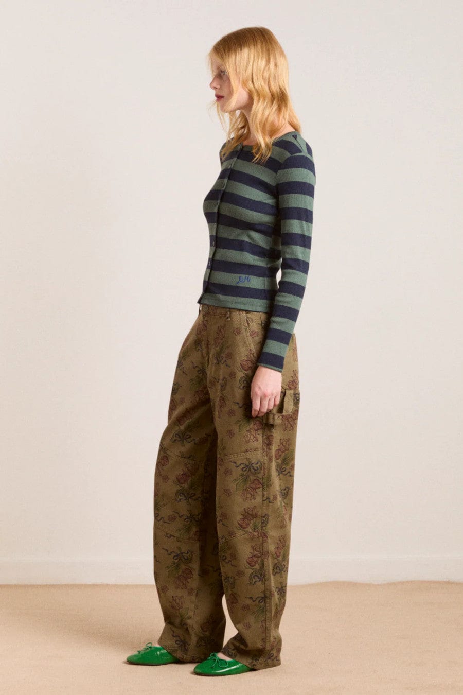 Drew Jeans Overdye Tulip Khaki