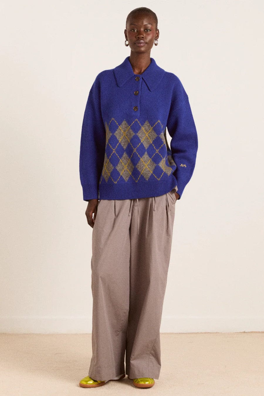Saskia Slouchy Rugby Jumper