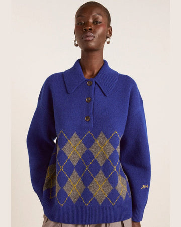 Saskia Slouchy Rugby Jumper